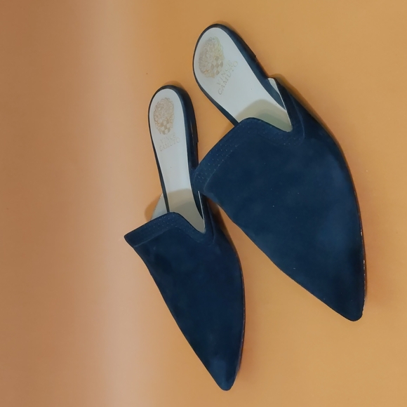 Vince Camuto Shoes - Vince Camuto, black suede mules, size 10
